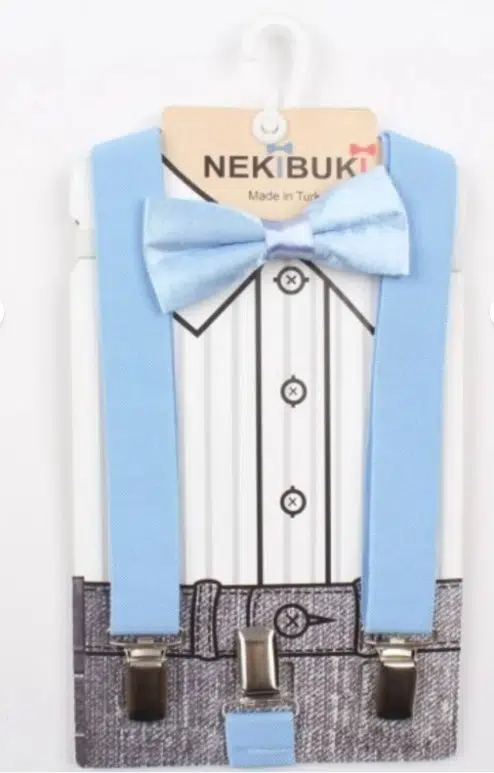 23 NİSAN 29 EKİM ÇOCUK OKUL PAPYON PANTOLON ASKI SETİ - MAVİ