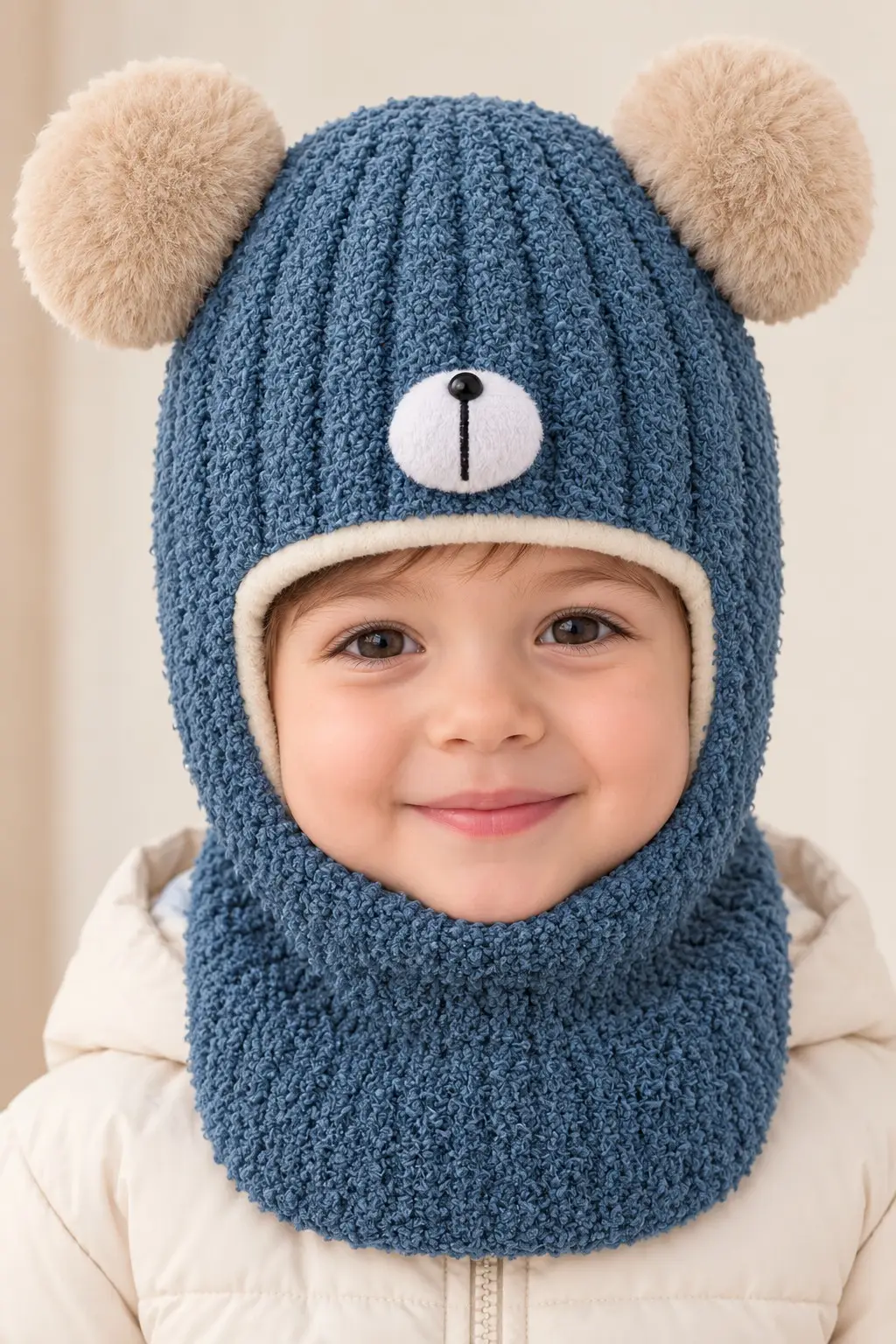 KİTTİ 26480-01 KIZ ERKEK BOYUNLUK BERE - Mavi